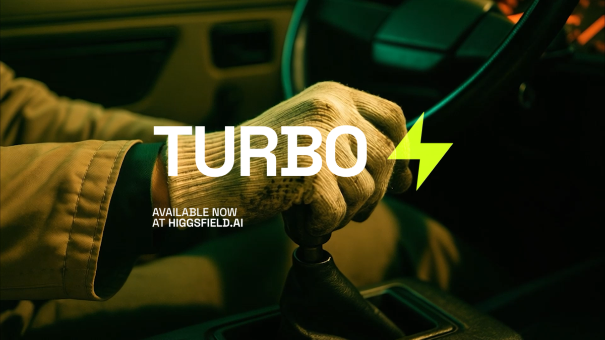 Higgsfield's Fastest Model Yet - Introducing Turbo