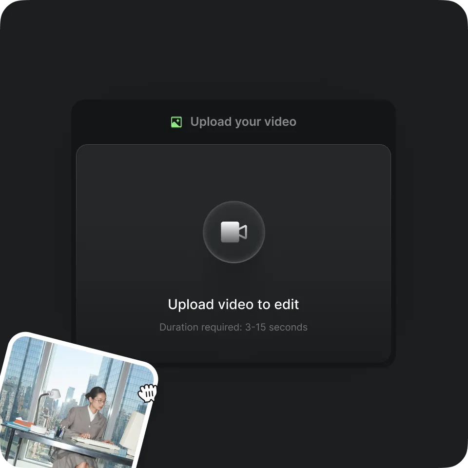 Upload your video.